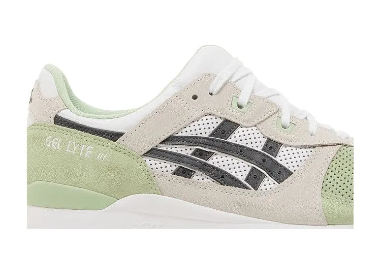 Asic Indoor Court Shoes ASICS Gel-Lyte III OG Jade Obsidian Grey