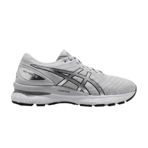 Asics Shot Put Shoes ASICS Gel-Nimbus 22 Piedmont Grey Silver (Women's)