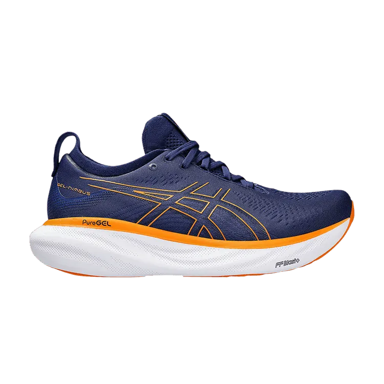 Asics Walking Shoes Sale ASICS Gel-Nimbus 25 Deep Ocean Bright Orange