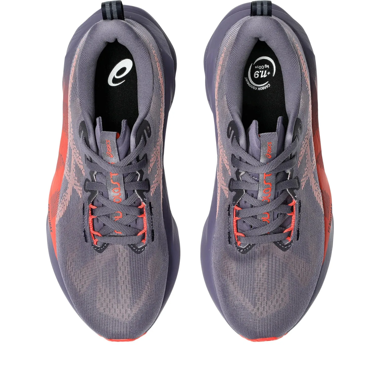 Asics Novablast 5 Women's - Greyish Purple/Coral Reef Asics Sound Mind Sound Body Shoes