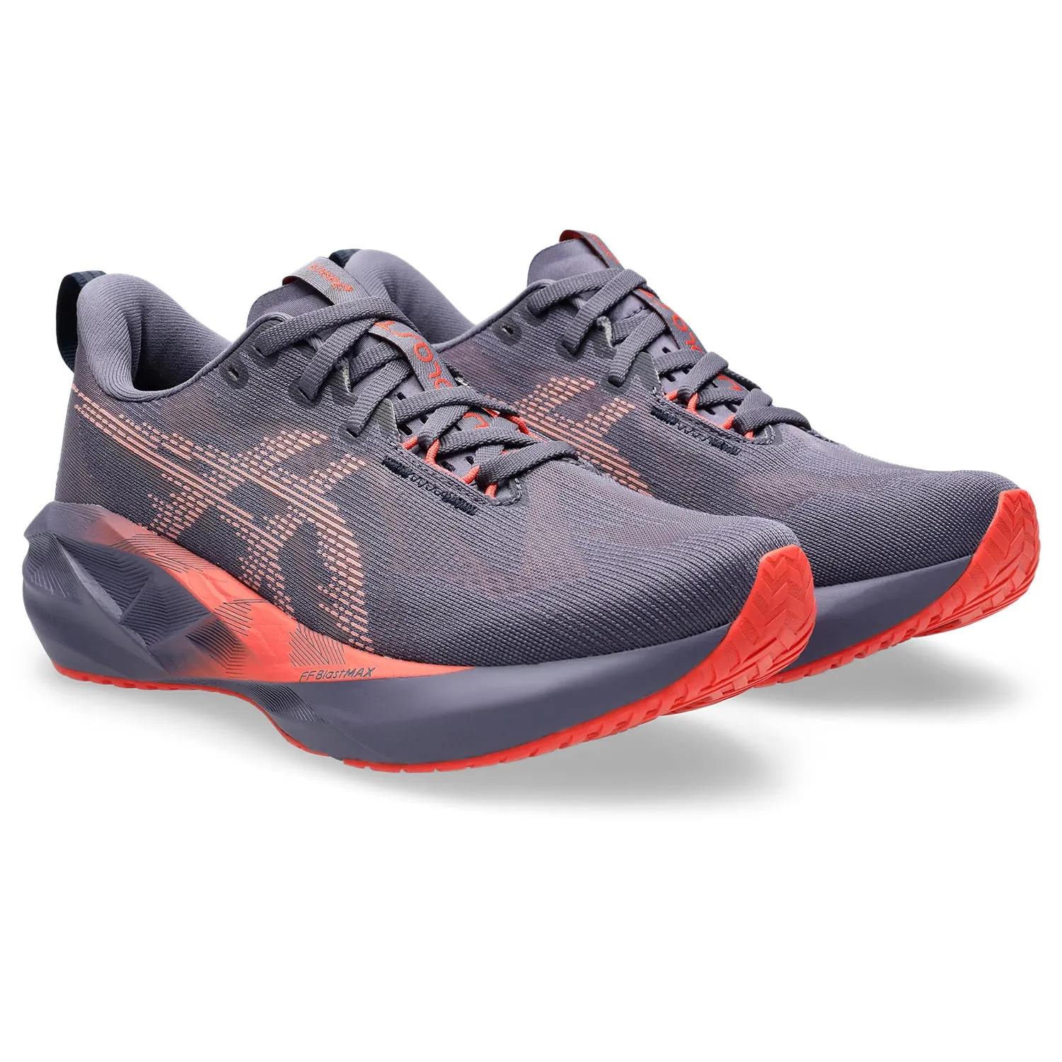 Asics Novablast 5 Women's - Greyish Purple/Coral Reef Asics 2018 Running Shoes
