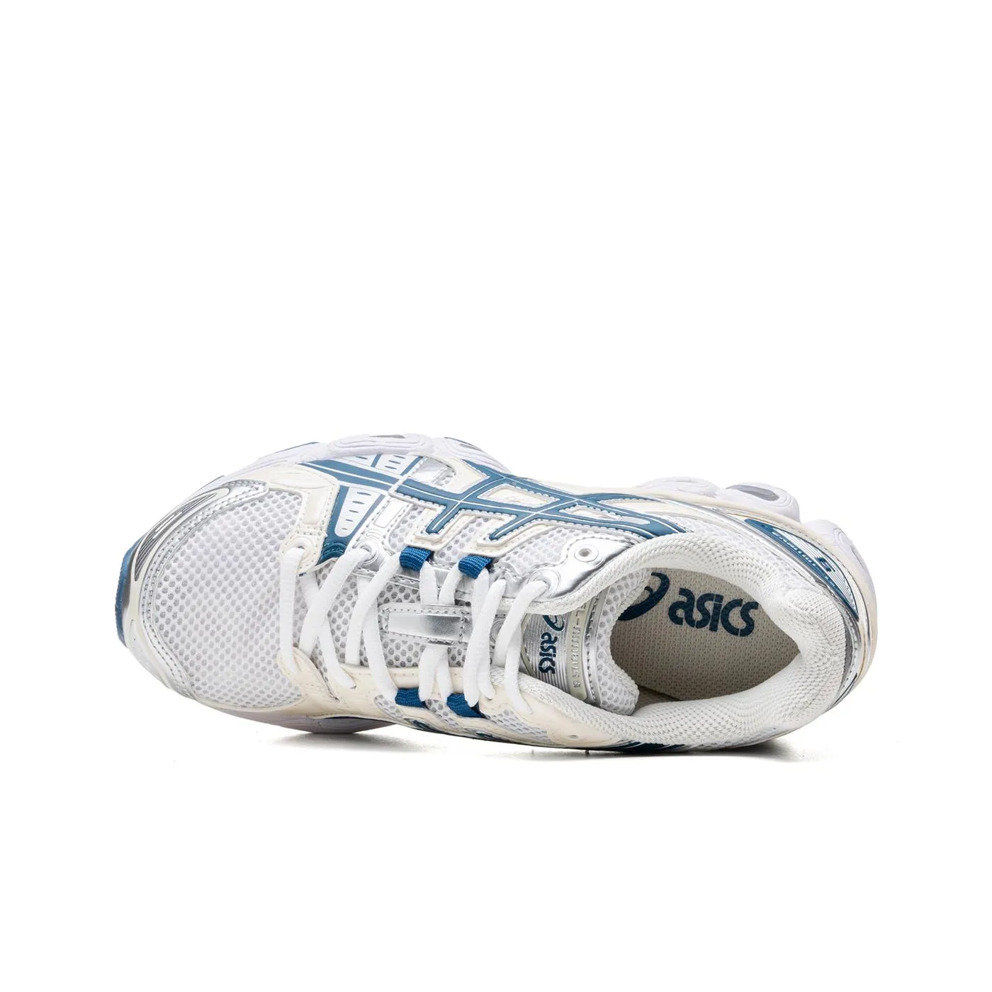Dad Shoes Asics Asics Gel-Nimbus 9 White/Light Indigo