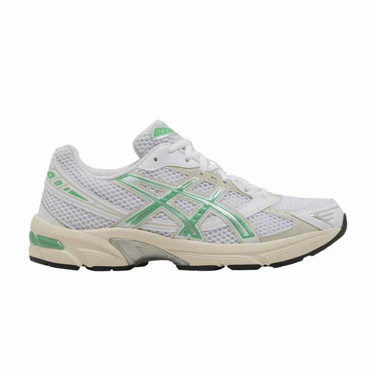 Asics Blue Running Shoes ASICS Gel-1130 White Malachite Green Off White Midsole (Women's)