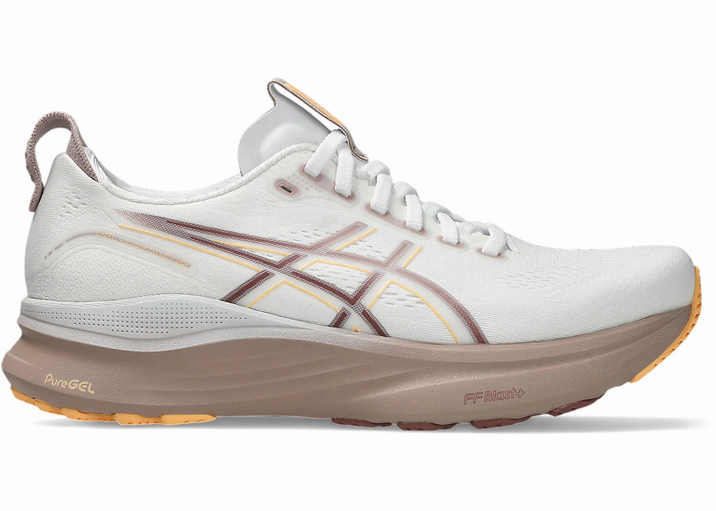 ASICS Gel-Kayano 32 White Orange Glow (Women's) Best Asics Shoes For Overpronation