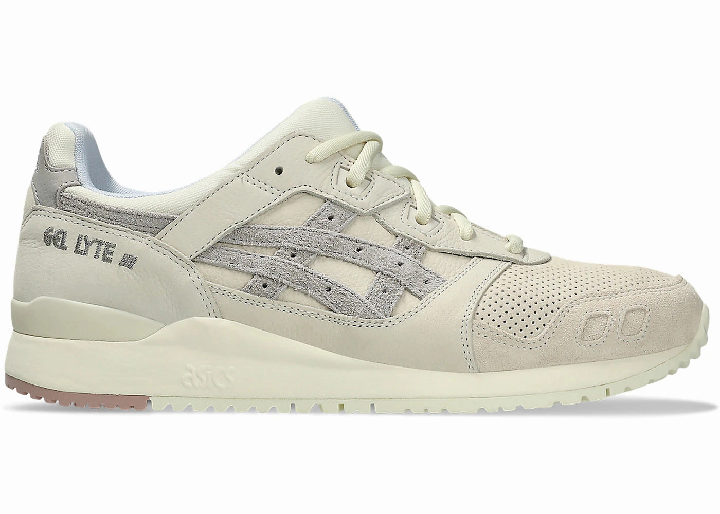 Wide Asics Running Shoes ASICS Gel-Lyte III OG Cream Oyster Grey