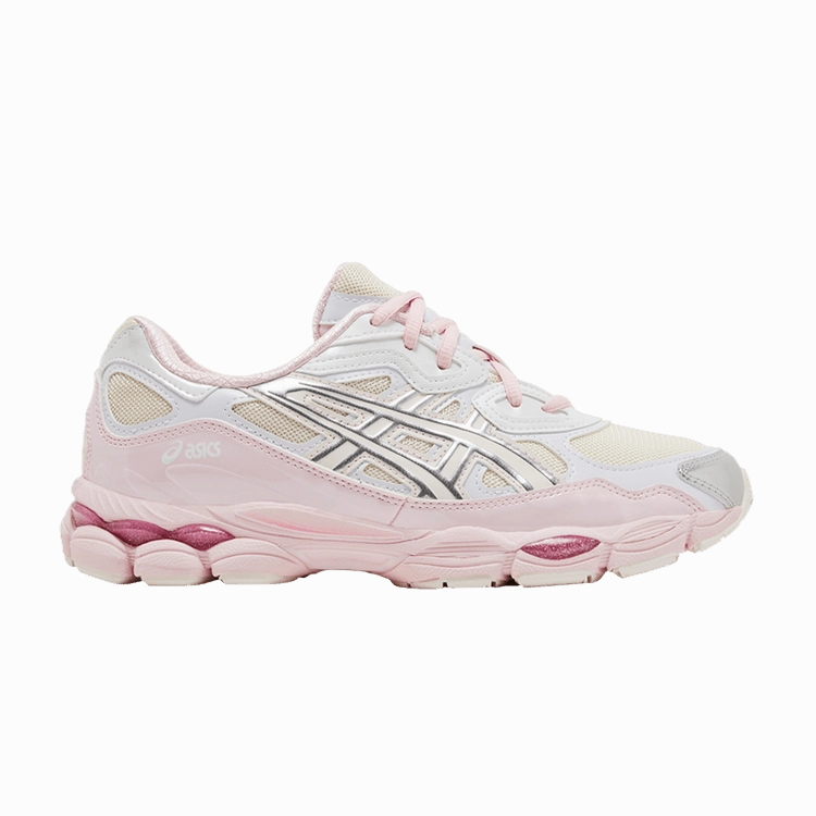 ASICS Gel-NYC Kicki Yang Zhang Pink Cream Pure Silver Asics Upcourt 2 Badminton Shoes