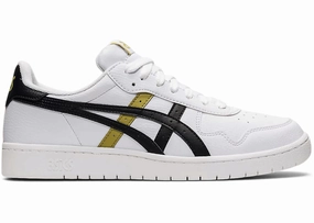 ASICS Japan S White Black Yellow Asic Shoes For Flat Feet