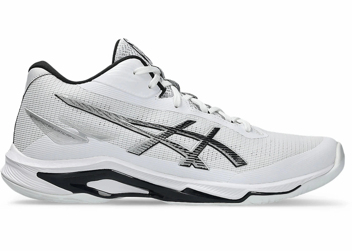 Top Asics Tennis Shoes ASICS Netburner Ballistic FF MT 4 White Black