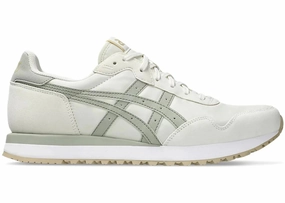 ASICS Tiger Runner II Cream Olive Grey Asics 2e Tennis Shoes