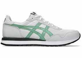 Best Asics Distance Running Shoe ASICS Tiger Runner II White Dark Mint