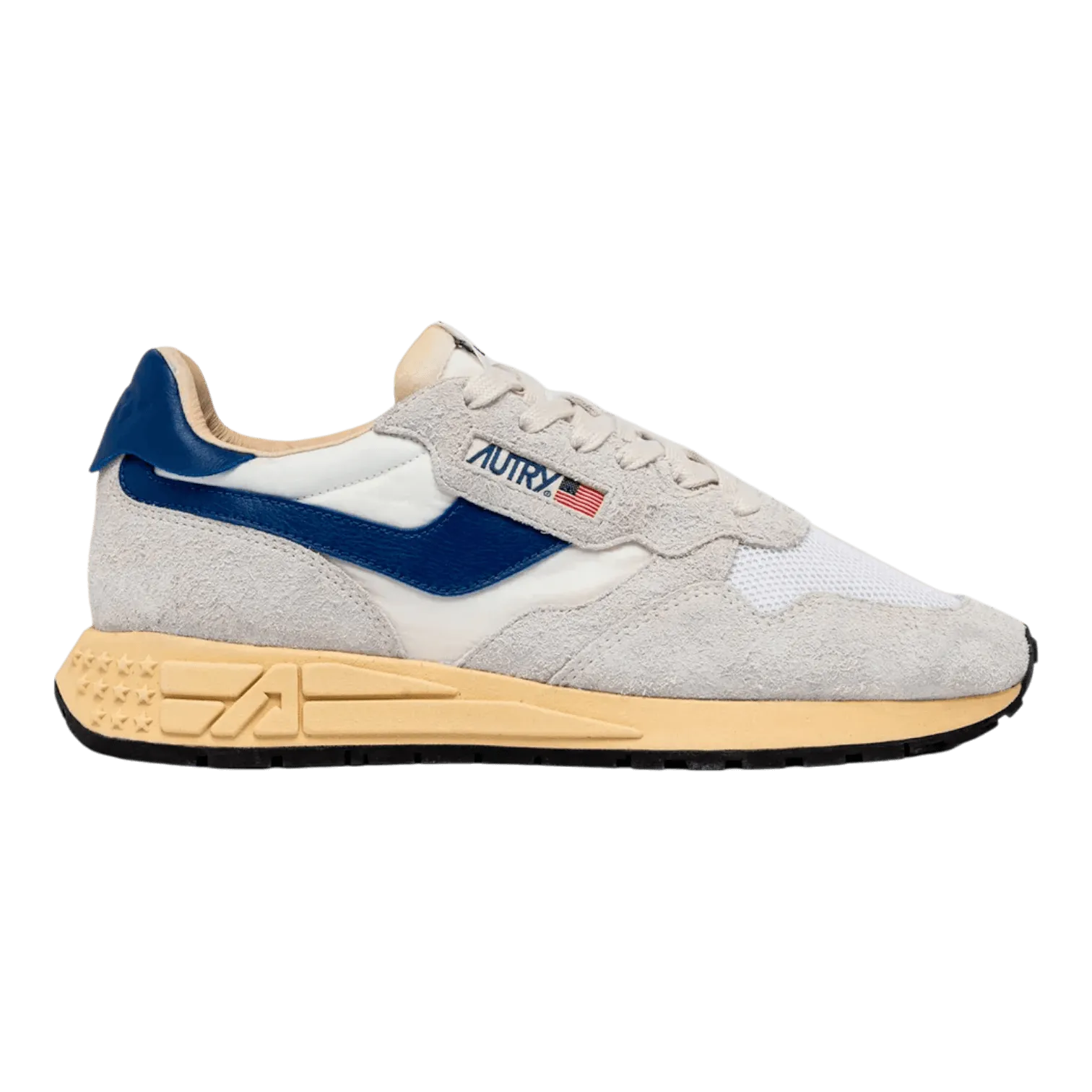 Rebok Sneakers Autry Running Reelwind Low Man Suede White/Royal Blue WWLM-UT01