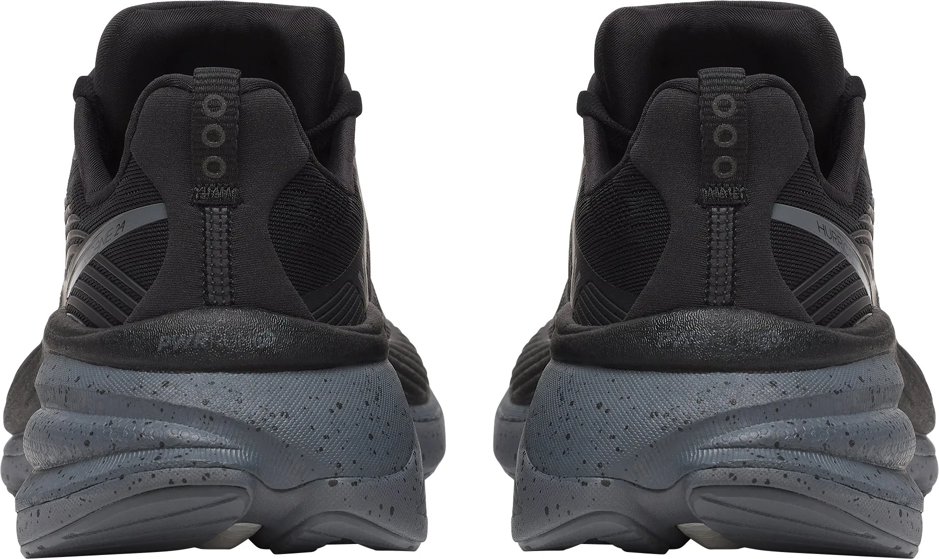 12mm Drop Running Shoes Saucony Hurricane 24 Womens Running Shoes - Black