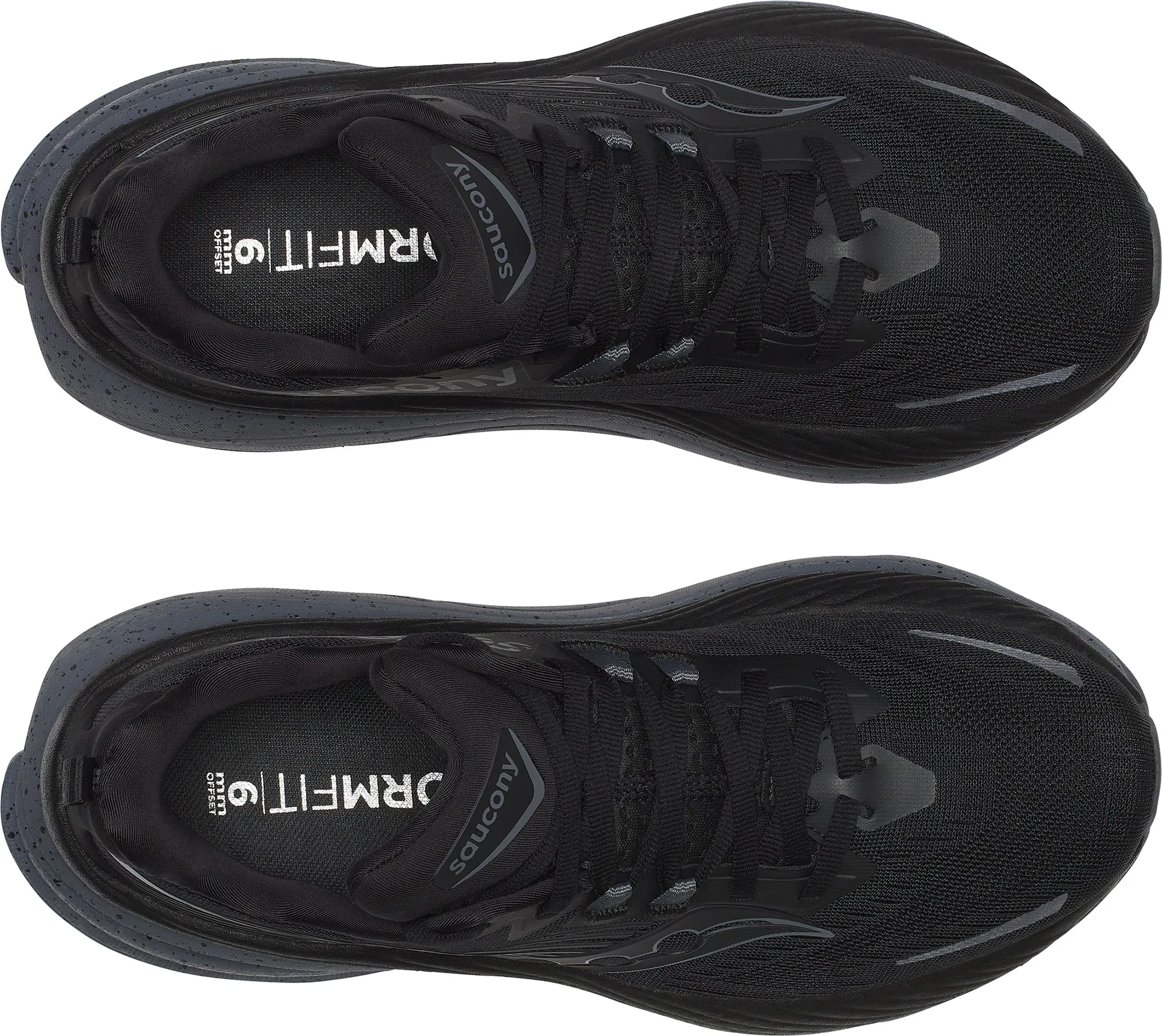 Saucony Hurricane 24 Womens Running Shoes - Black Best Running Shoes For Hallux Rigidus