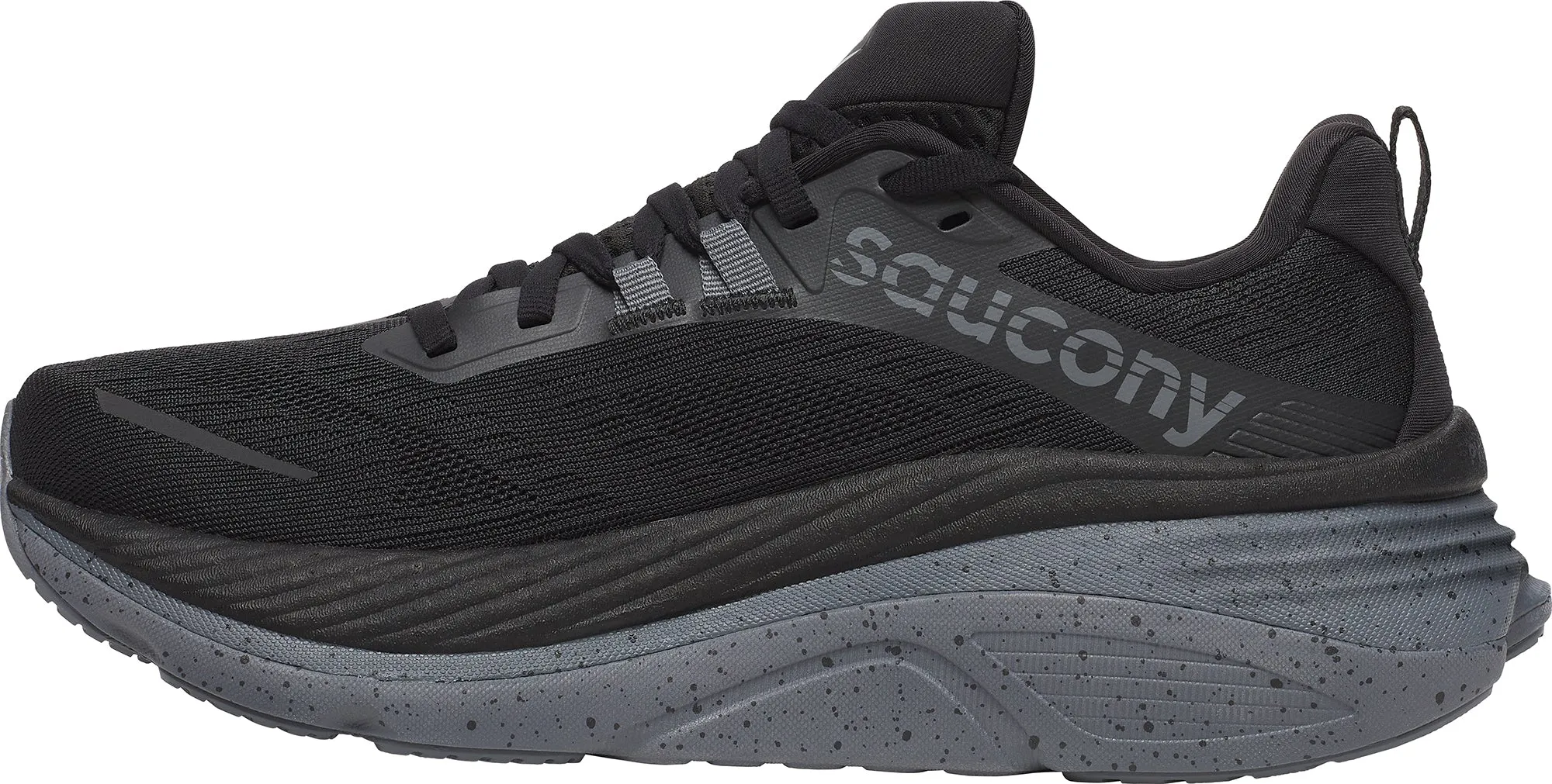 Tennis Shoes Saucony Hurricane 24 Womens Running Shoes - Black