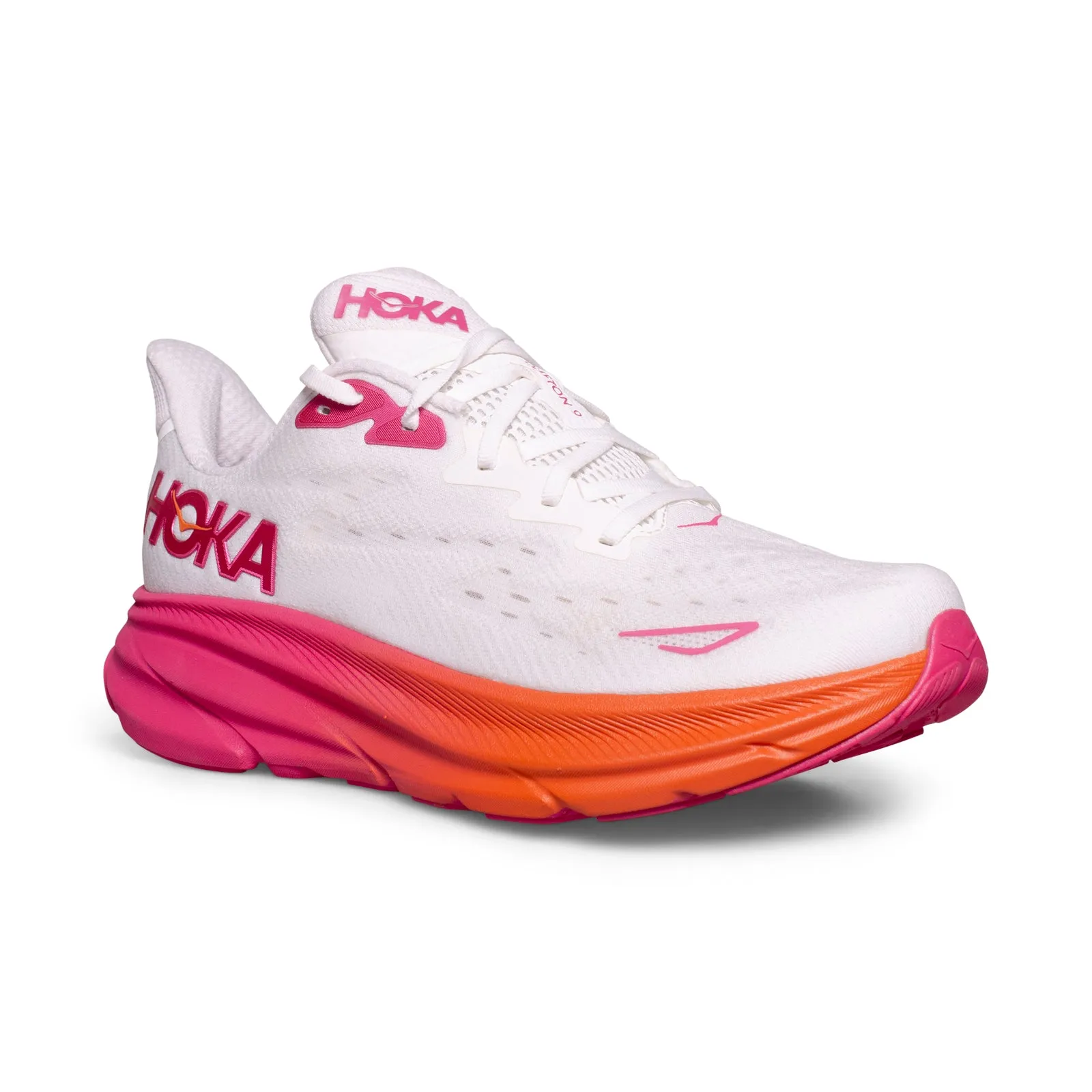 Hoka One One Clifton 9 Johannes Klbo Edition Blanc De Blanc / Sorbet Running Shoes - Men's Best For Walking And Standing All Day