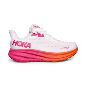 Hoka One One Clifton 9 Johannes Klbo Edition Blanc De Blanc / Sorbet Running Shoes - Men's Best Comfortable