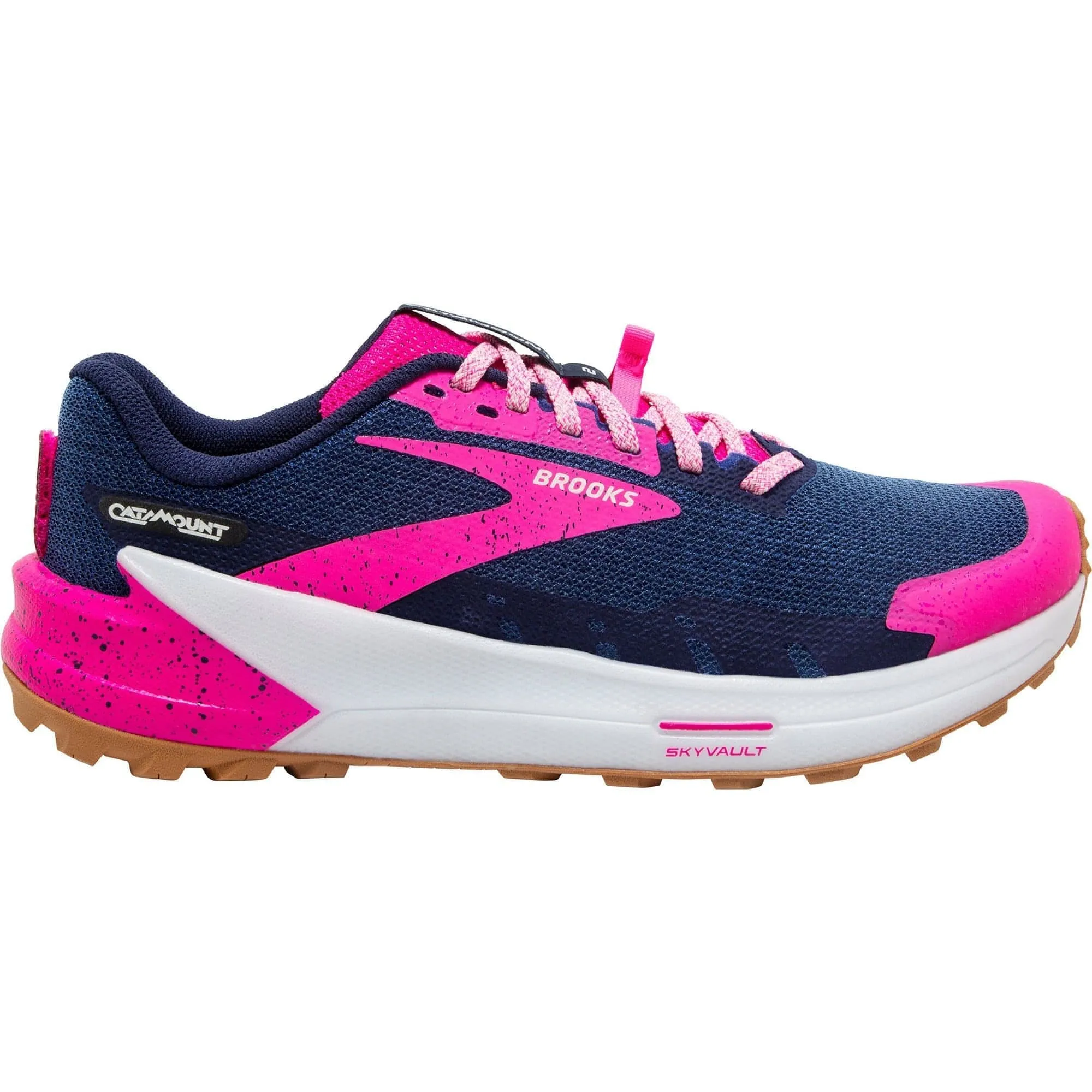 Brooks Catamount 2 Womens Trail Running Shoes - Navy Morphlite Trail Running Shoes