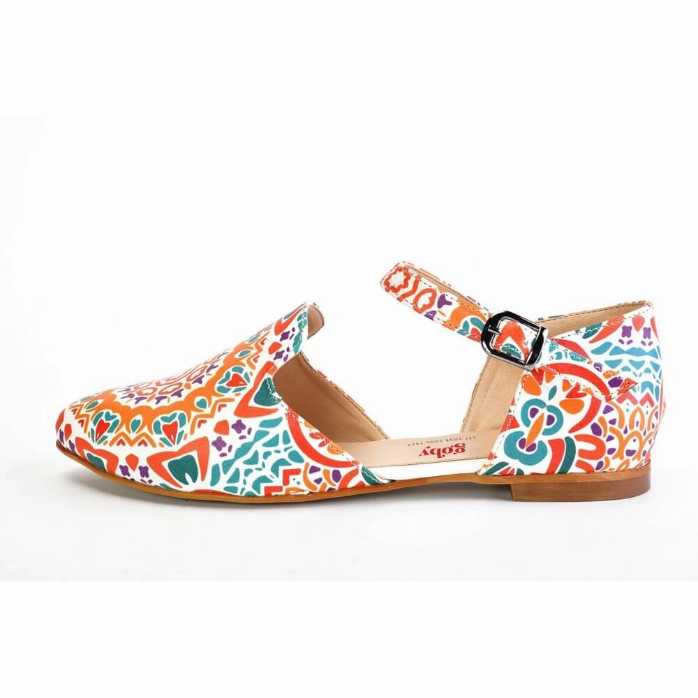 Ballerinas Shoes GRYB105 Neutral Heels