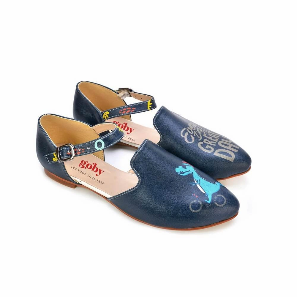 Locking Metal High Heels Ballerinas Shoes GRYB111