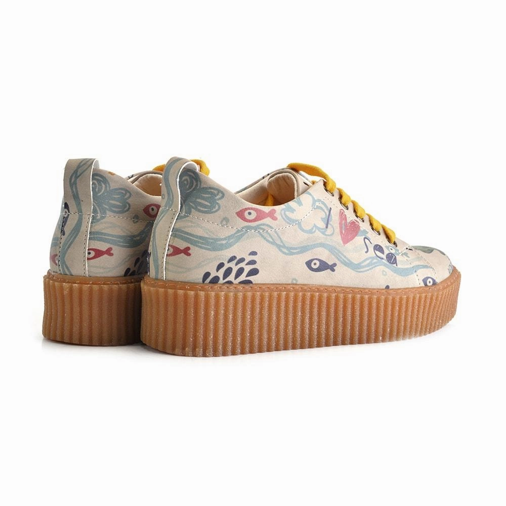 Curious Frog Sneaker Shoes PMR101 High Heel Sizes