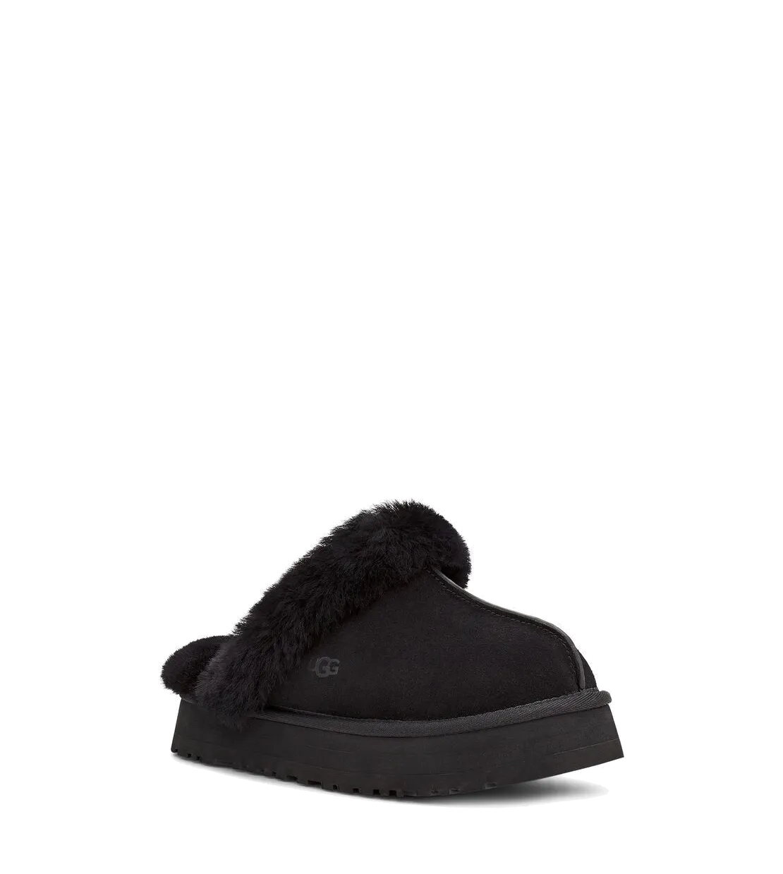 Tennis Shoe Slides Disquette Black (Women)