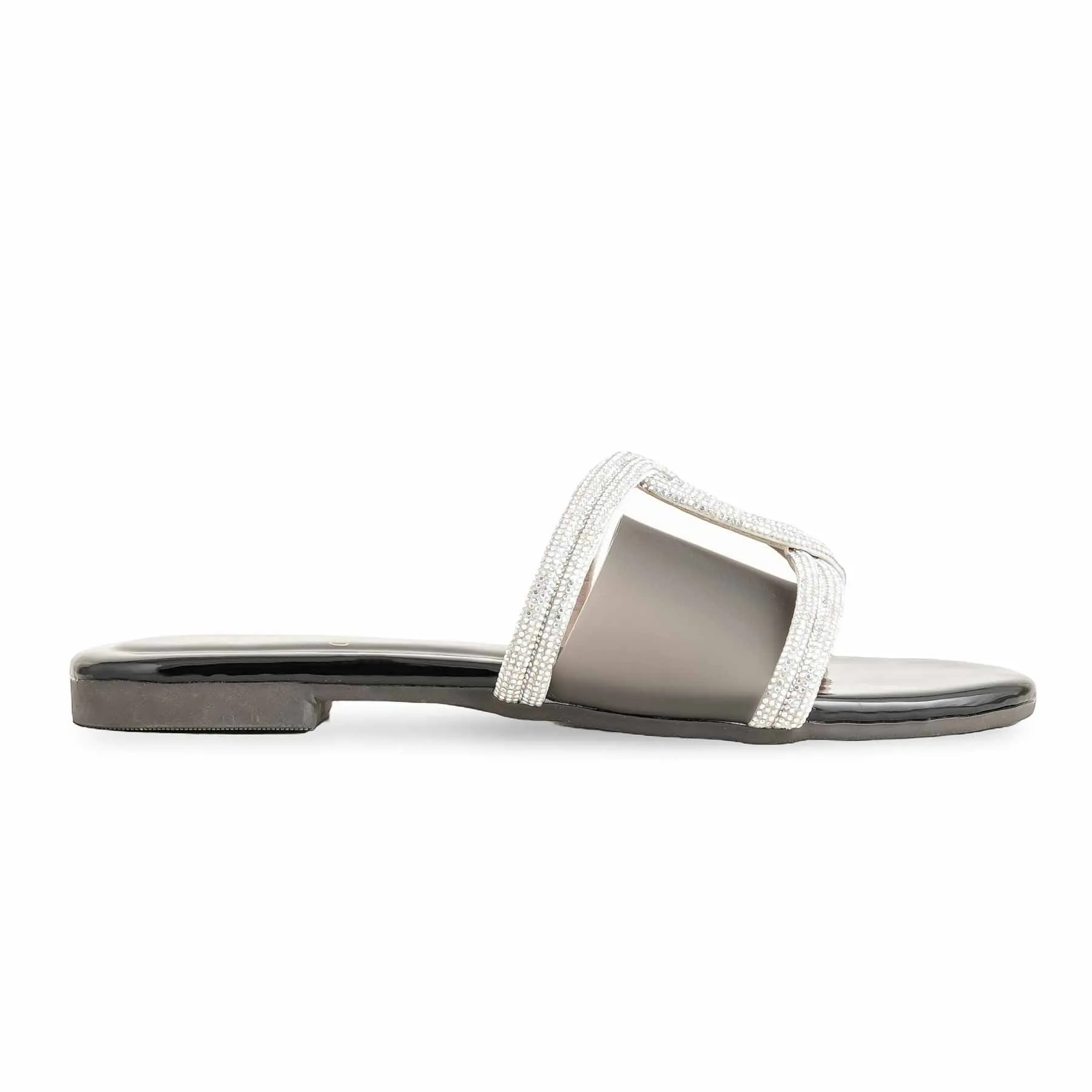 Black Casual Women Slipper CL2028 Slippers Meaning