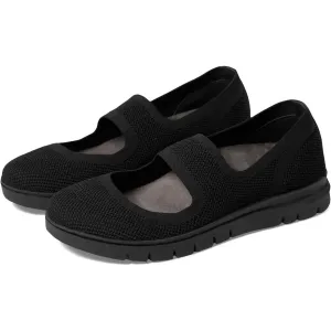 Running Shoes Flexible Flat Feet David Tate Womens Comfy Mary Jane Shoes US 6 M Black Knit NIB