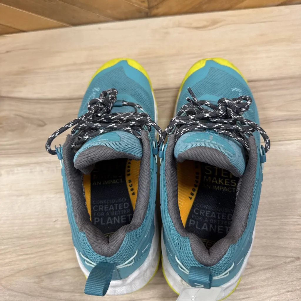 Keen- Women's NXIS EVO Hiking Shoes- MSRP $180: Turquoise/Yellow-women-7 Boots Over Knee Leather