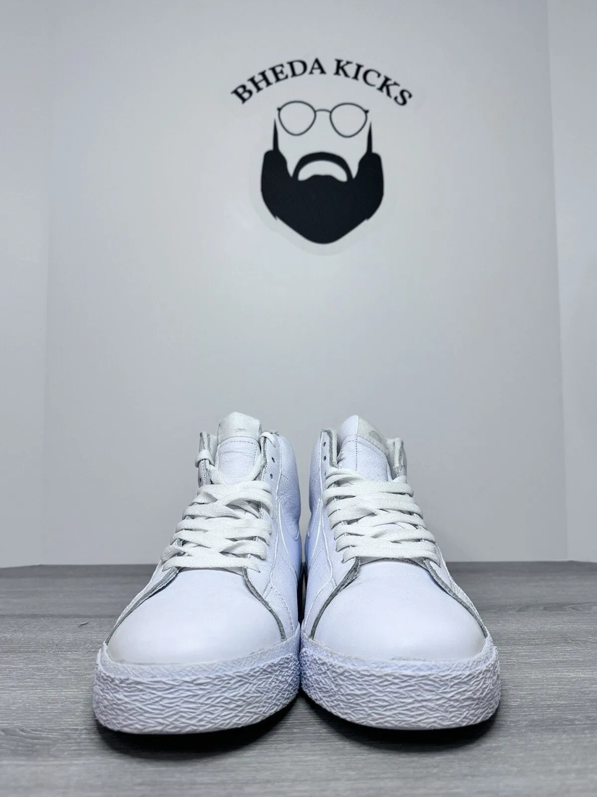 Size 13 - Nike Zoom Blazer SB Mid Triple White Men Shoes 864349-105 Og Outdoor Sneakers