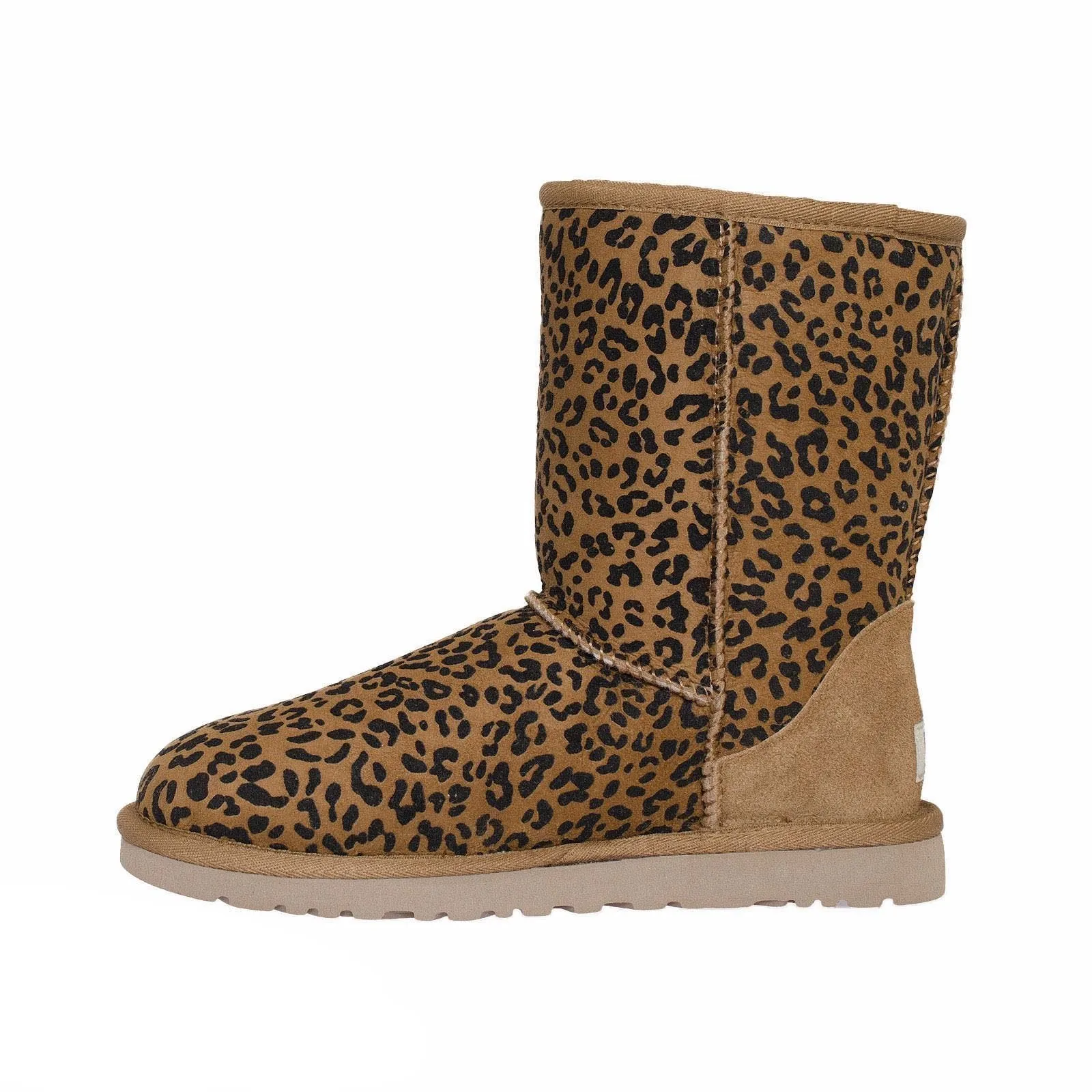 UGG Rosette Leopard Chestnut Boots Brown Boots With Black Pants