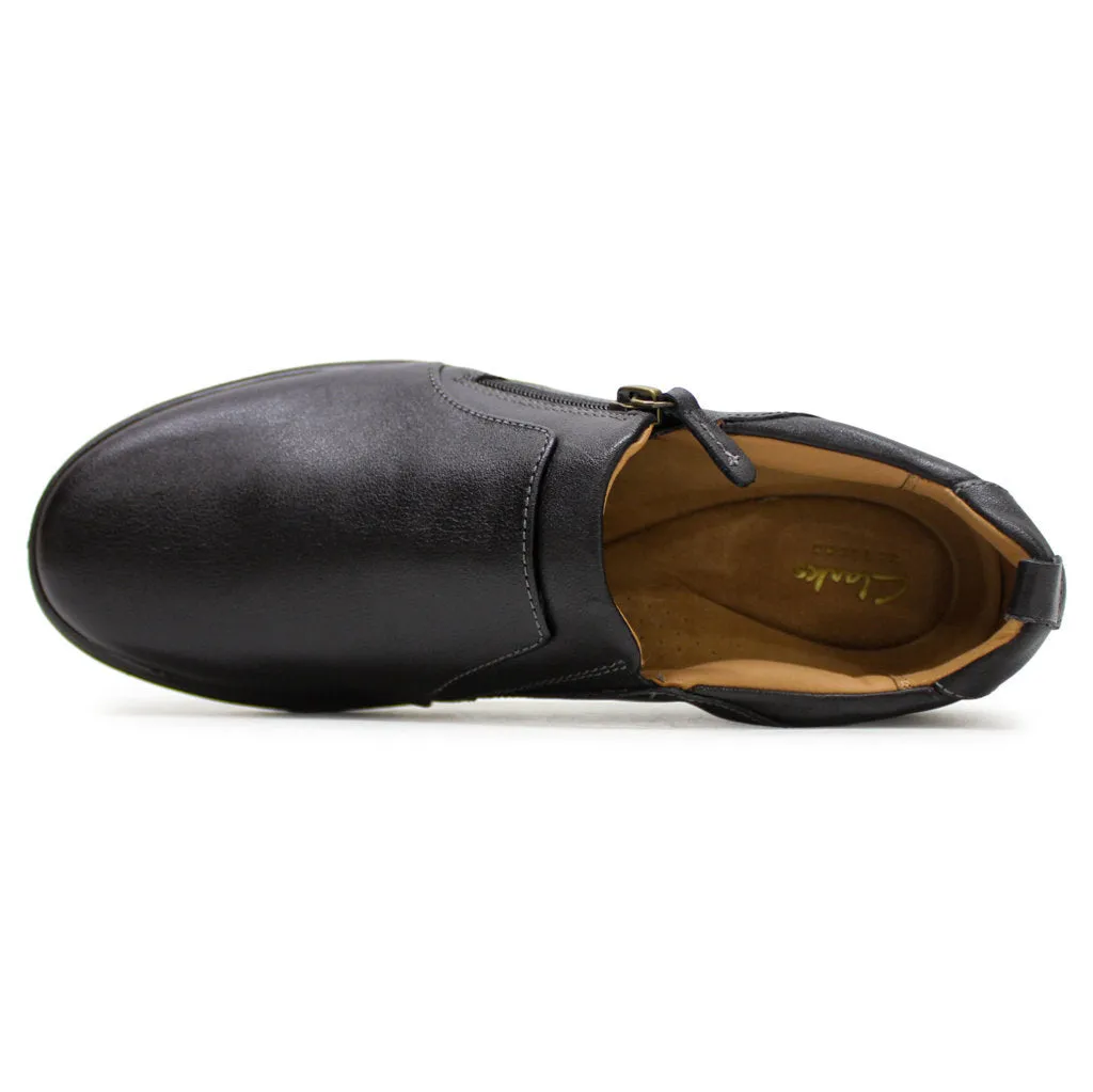 Jeans And Penny Loafers Clarks Nalle Lilac Leather Women's Slip On Shoes