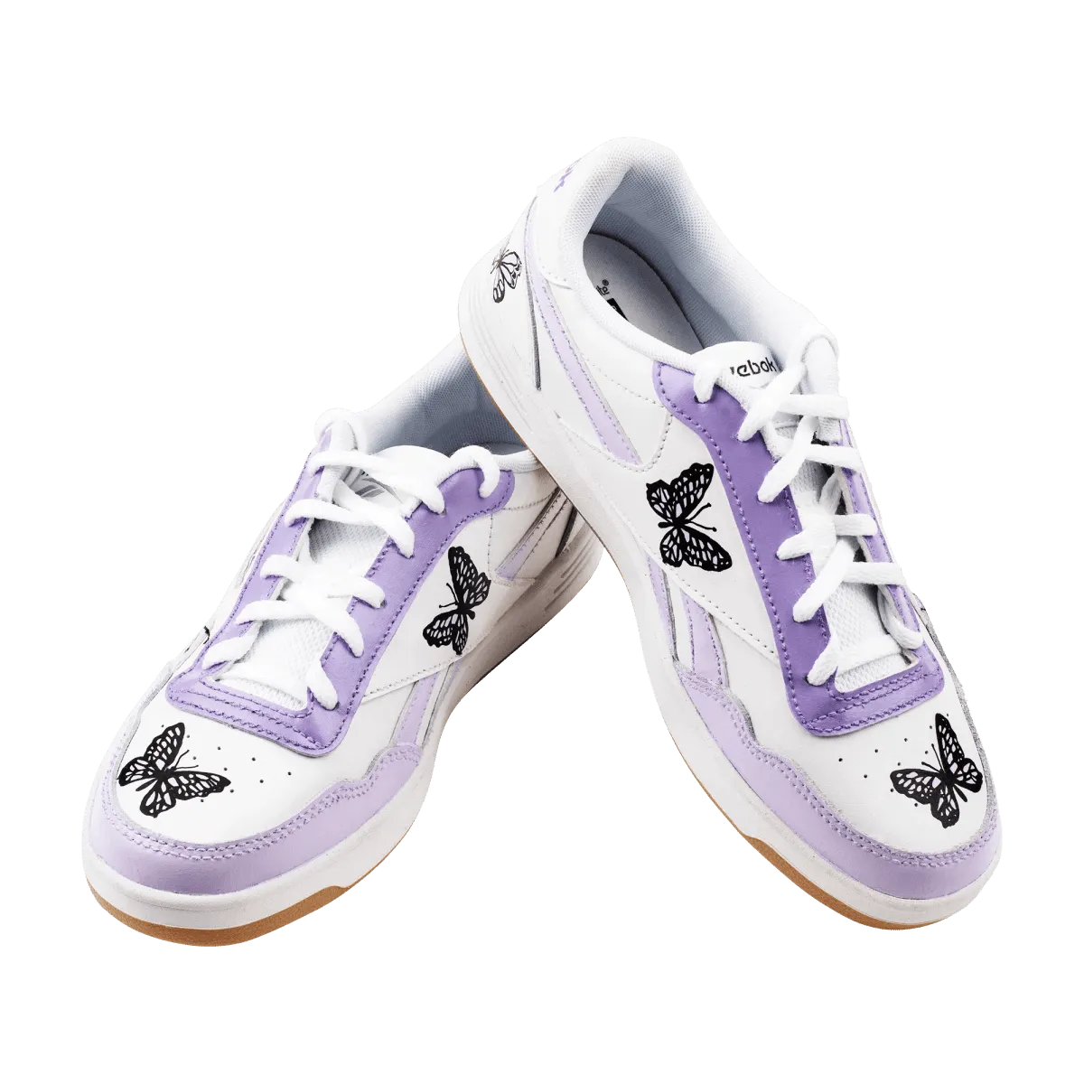 Reebox X Purple Butterfly (For Her) Cali Wedge Sneakers