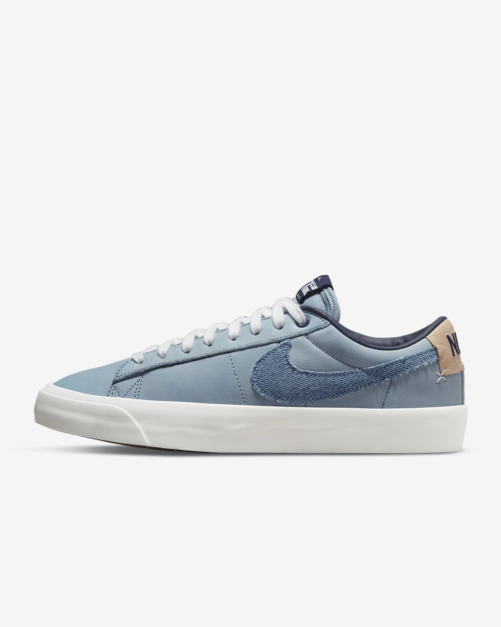 Nike SB Zoom Blazer Low Pro GT PRM DM8890-100 Summit White/Midnight Navy (In Store Pickup Only) Nike Basketball Shoes