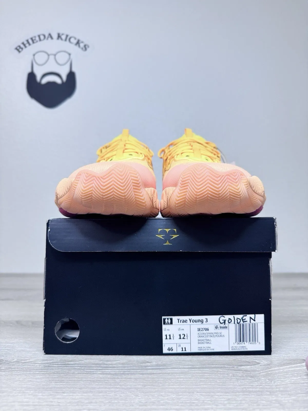 Sneakers For Dress Pants Size 11.5 - Adidas Men Acid Orange Red Yellow Basketball Trae Young IE2706