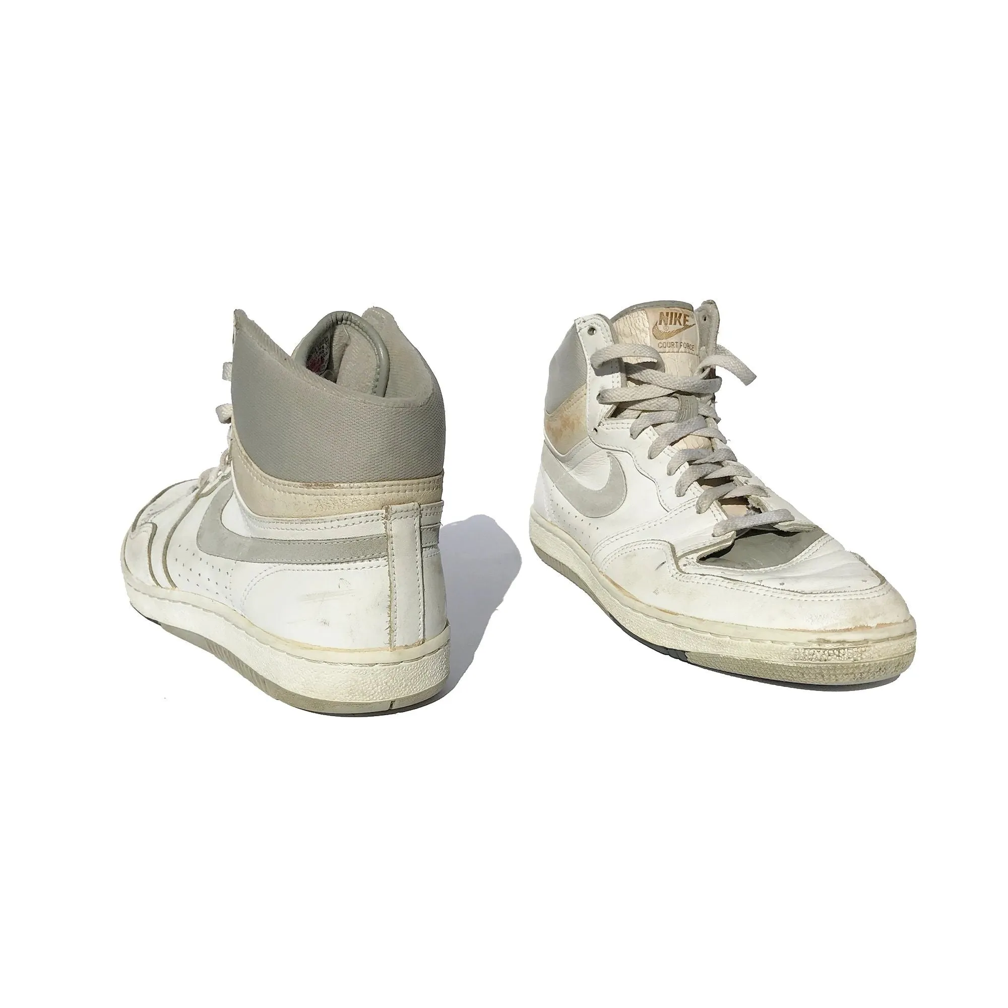 Country Sneakers Nike Court Force Hi 1987 OG Basketball Natural Gray Size 11