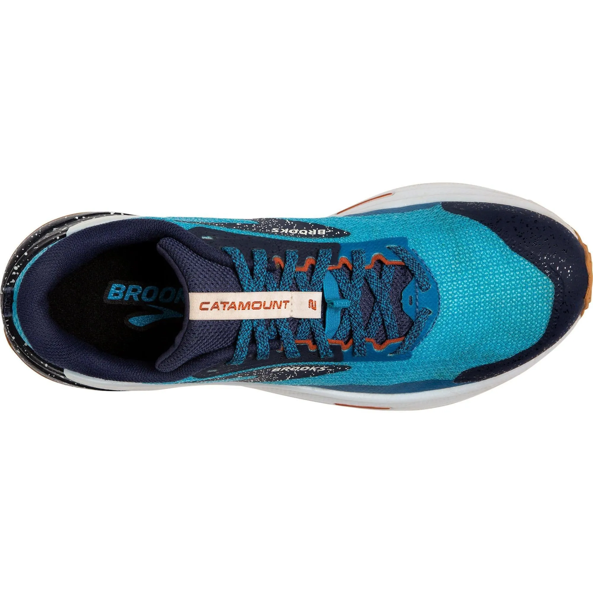 Brooks Catamount 2 Mens Trail Running Shoes - Blue Discount Trail Shoes