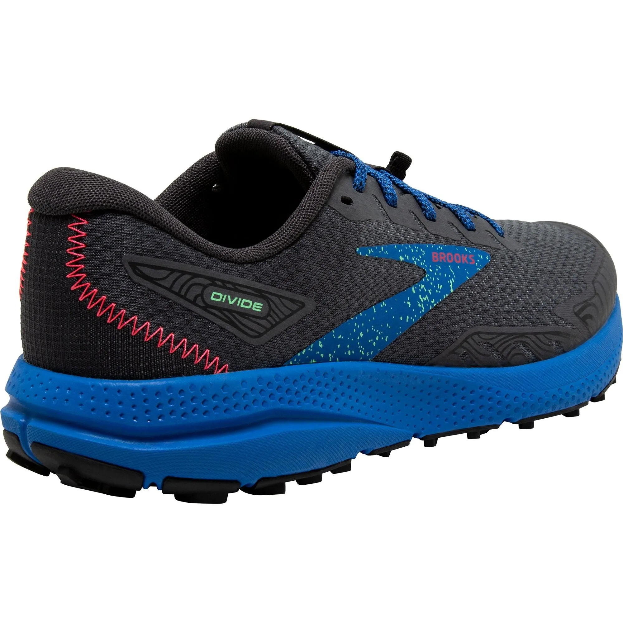 Brooks Divide 4 Mens Trail Running Shoes - Black Overpronation Trail Running Shoes