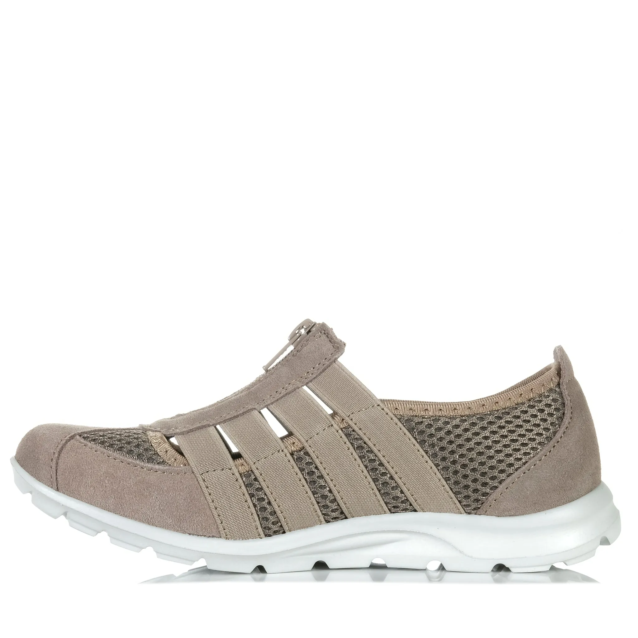 CC Resorts Christine Taupe Leather Sneakers Shoes