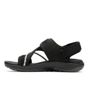 Merrell Women's Terran 4 | Backstrap Slide | Black Sandals For Walking All Day