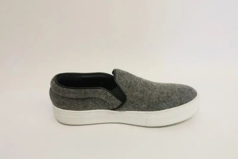Celine Skate Sneakers Gray Flannel Size 37.5 Slip-On Flat Best Selling Skate Shoes