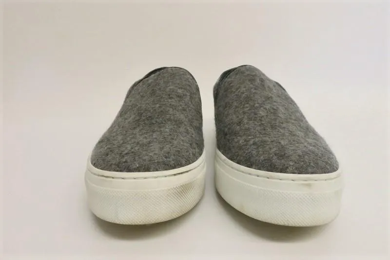 Skate Shoe Goo Celine Skate Sneakers Gray Flannel Size 37.5 Slip-On Flat