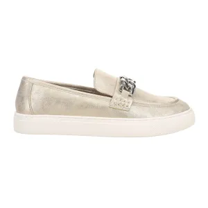 Chain Reaction Metallic Slip On Sneakers The Row Loafers