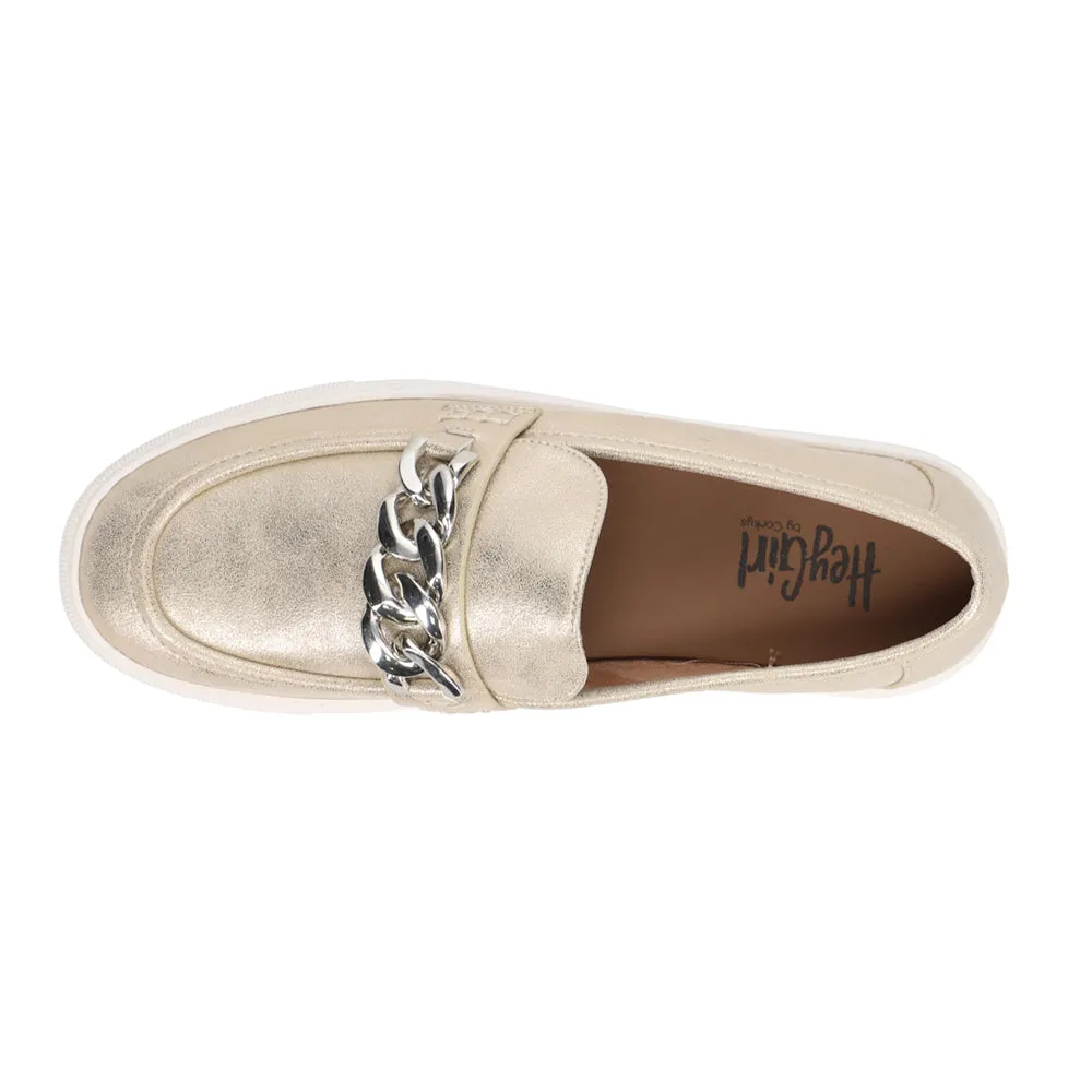 Expensive Loafers Chain Reaction Metallic Slip On Sneakers