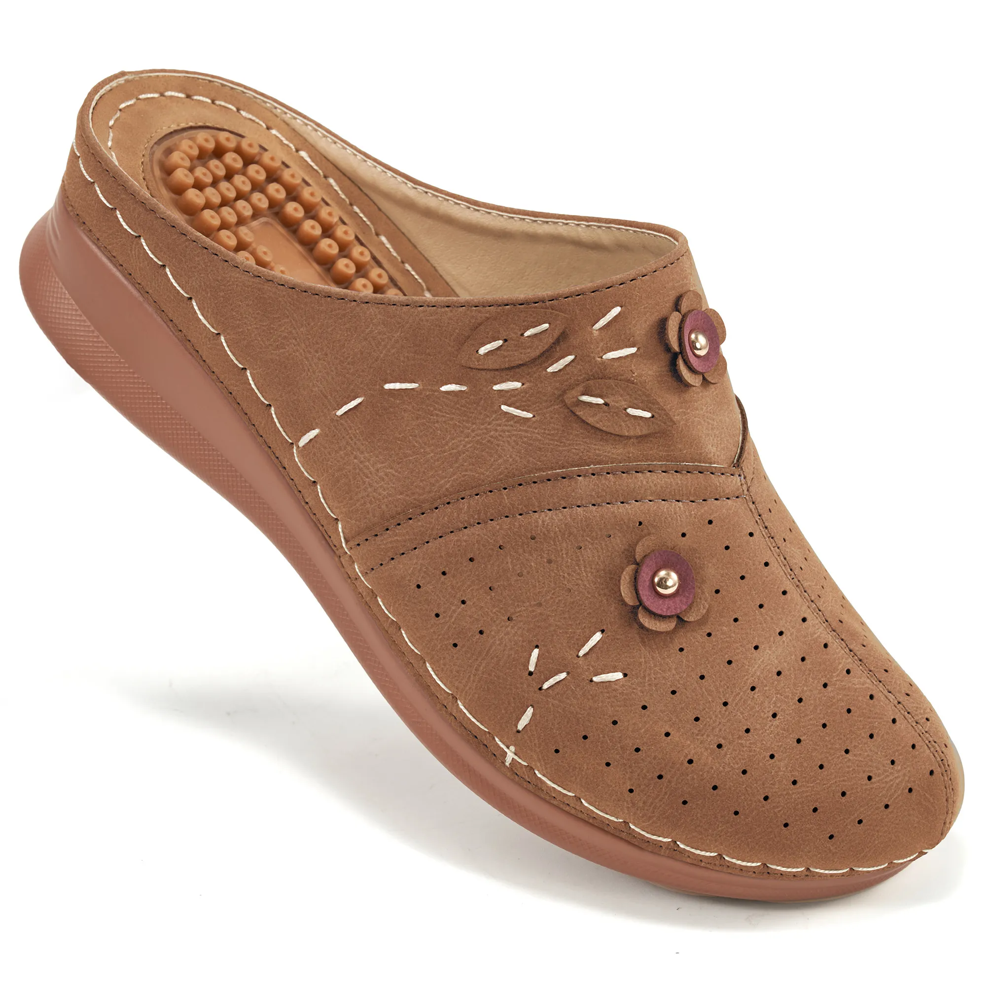 Ecetana Womens Mules & Clogs Comfort Slip On Sandal Shoes Closed Toe Sandals for Women Sandals At Nordstrom