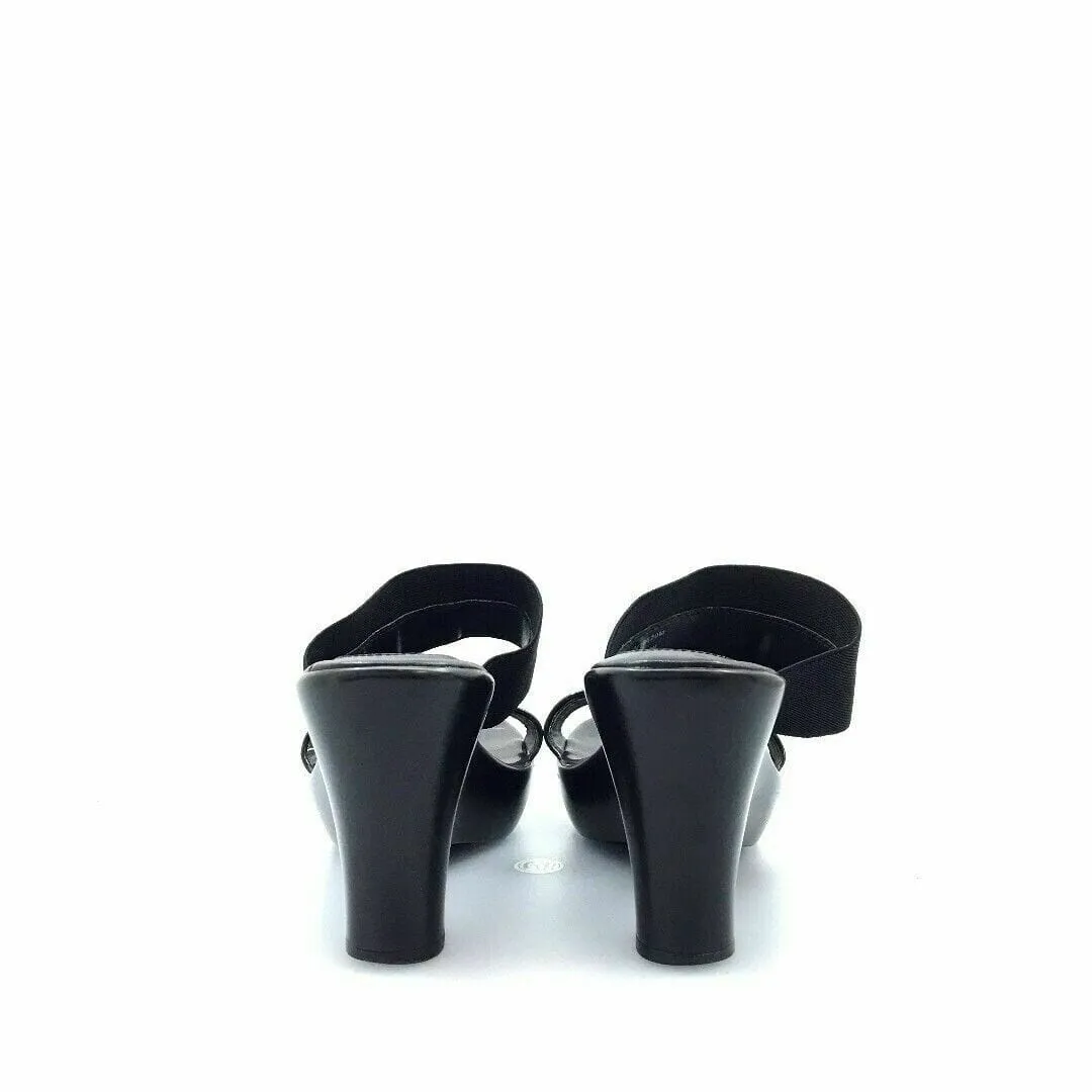 Tommy Hilfiger Womens Shoes 8M Alessa Black Wedge Sandals Blazer Mid 77 Jumbo Swoosh Casual Shoes