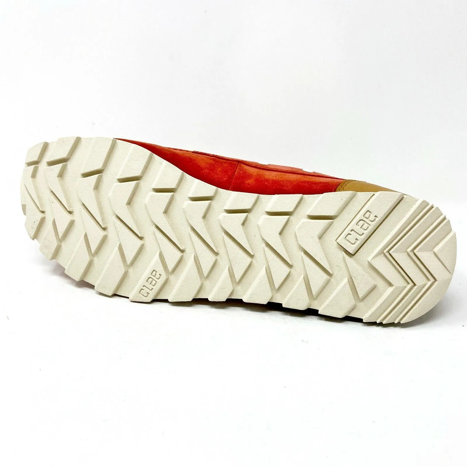 Hope Casual Shoe Clae Desmond Fire Suede Red Mens Premium Casual Shoes Sneakers