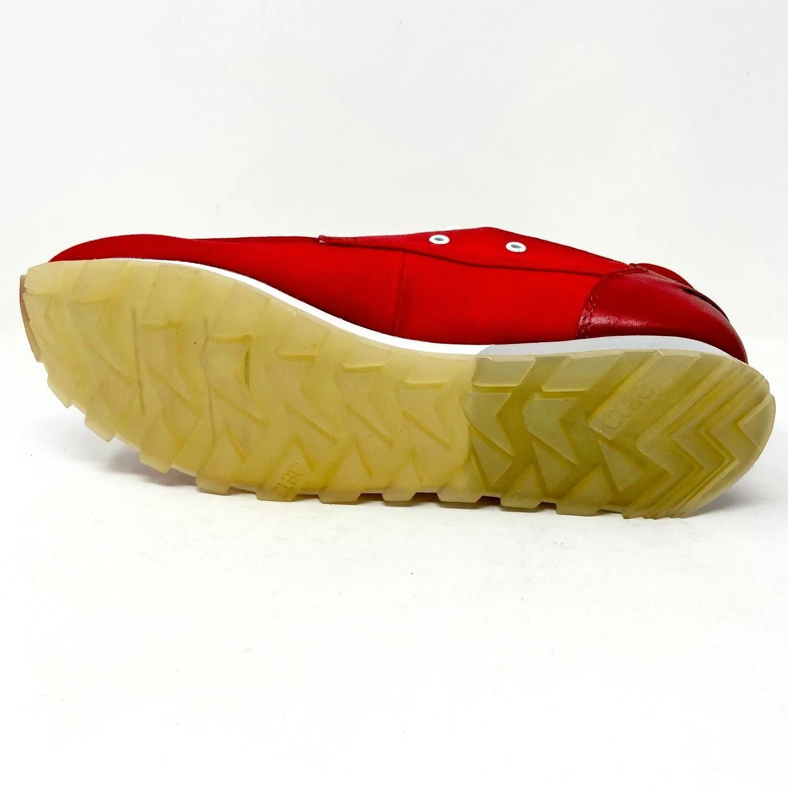 Clae Desmond Ruby Canvas Red White Mens Premium Casual Shoes Sneakers Superfeet For Casual Shoes