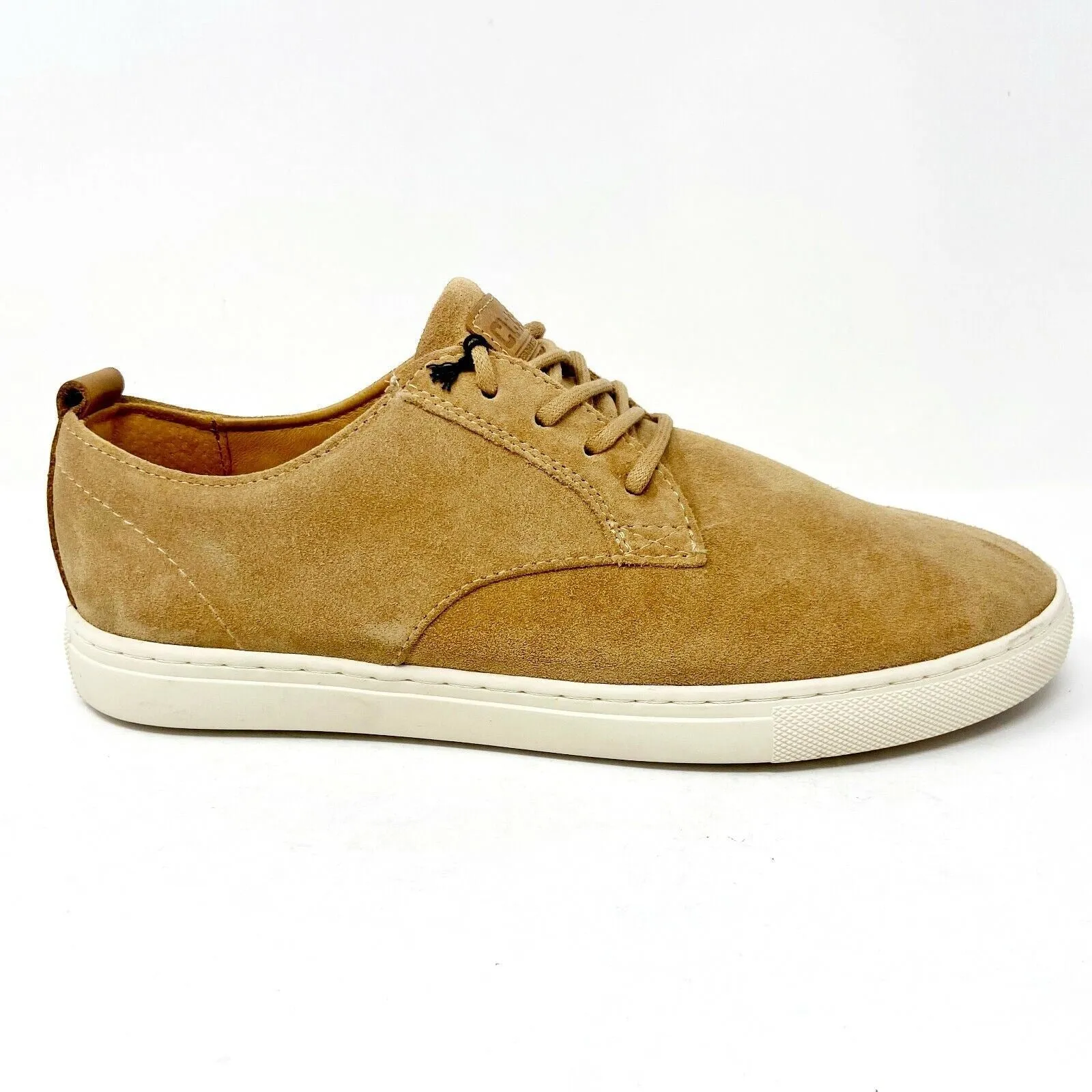 Casual Shoes Plus Size Clae Ellington SP Cinnamon Brown Suede Mens Casual Shoes Sneakers