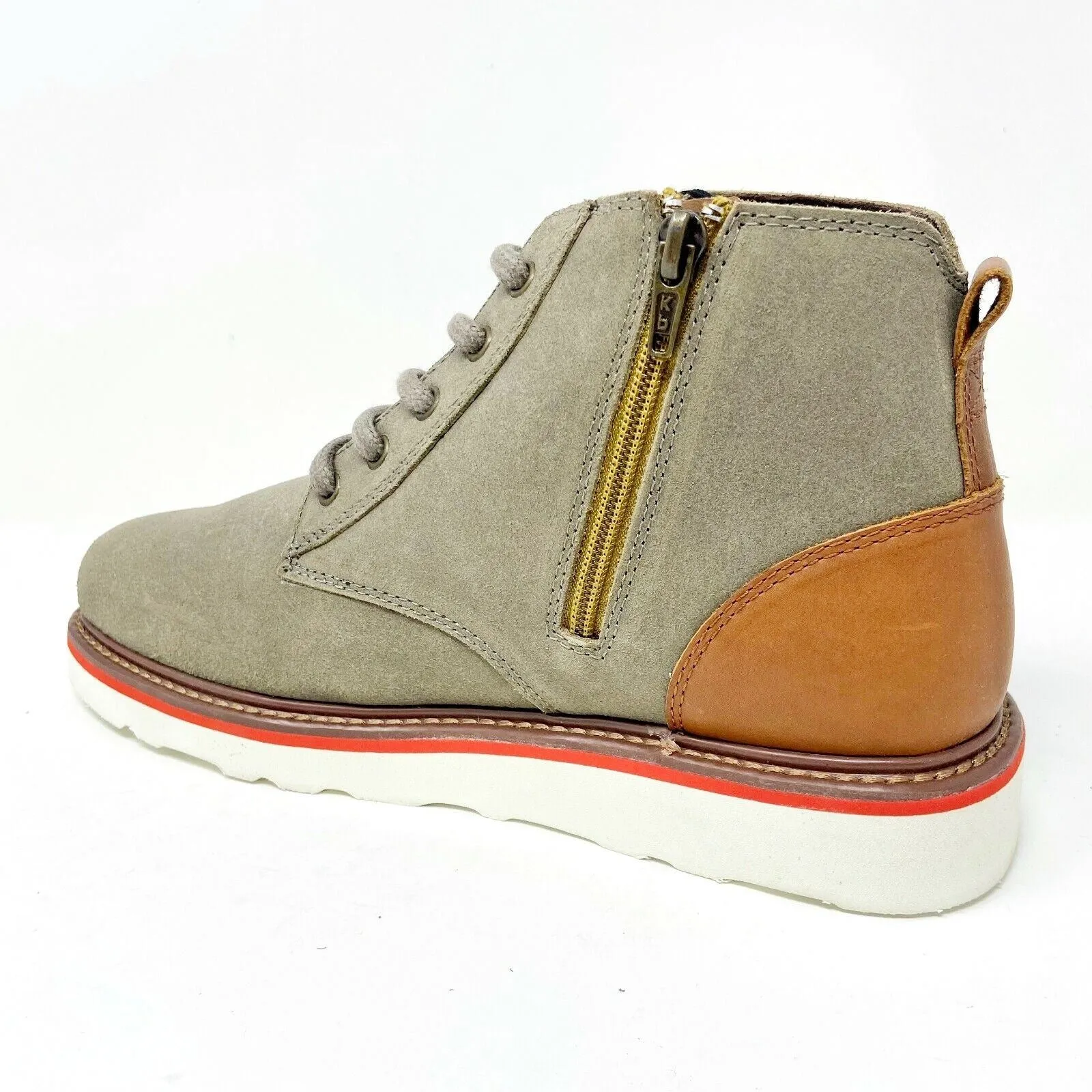 Clae Jackson Sage Waxed Suede Vibram Mens Casual Mid Top Shoes Sneakers Melson Volgo Slip-on Casual Shoe