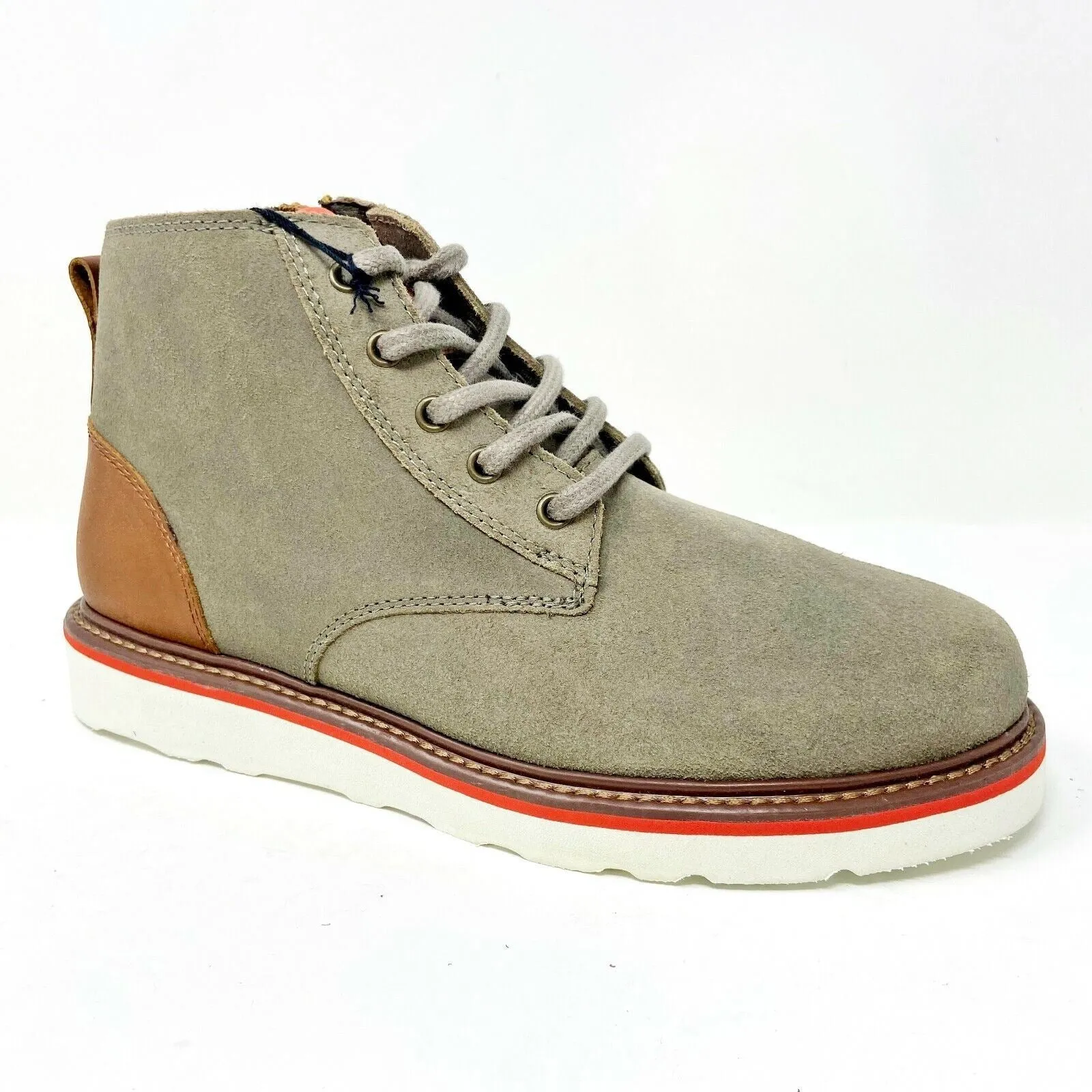 Dressy Casual Shoes Clae Jackson Sage Waxed Suede Vibram Mens Casual Mid Top Shoes Sneakers